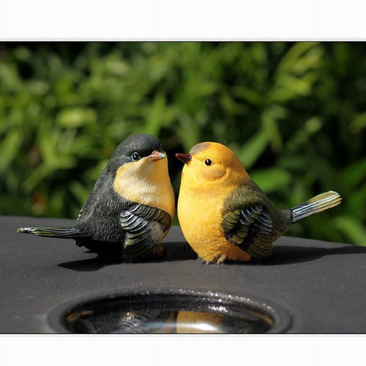 Garden Statues Figurine Garden Decor Birds Sculpture Resin Lawn Ornaments - indoor and outdoor Decorations For Patio Yard Office