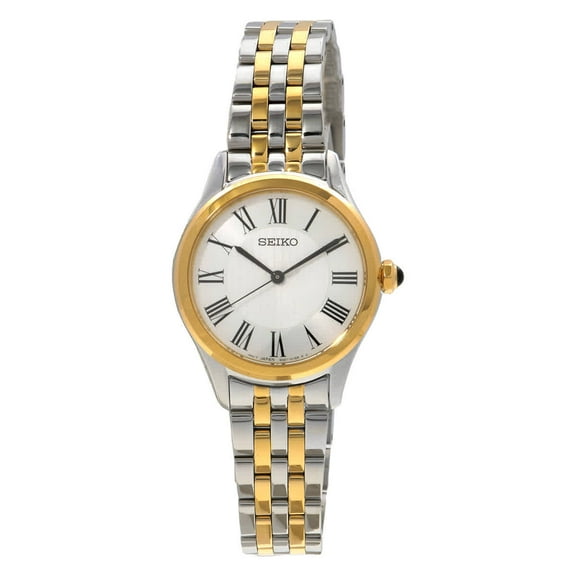Seiko Classic Quartz White Dial Ladies Watch SUR612P1
