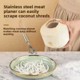 thumbnail image 2 of Effortless Coconut Prep Kit: Premium Stainless Steel Manual Opener with Rubber Hammer – Modern, Durable Kitchen Tool for Easy Shell Opening & Scraping, Budget-Friendly 5-10 Yuan Set, 2 of 4