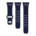 thumbnail image 2 of Navy New England Patriots Logo Silicone Apple Watch Band, 2 of 3