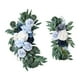 thumbnail image 2 of Guirnalda de boda rústica perfecl con flores de seda hechas a mano Estilo B, 2 of 8