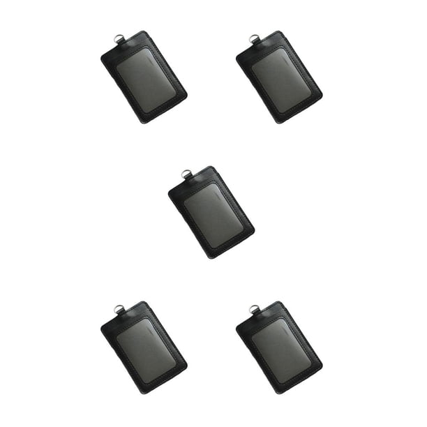 Inteprter Paquete de 10 titulares de tarjetas de identificación Suministros de negocios Carcasa protectora Multifuncional Tarjetas de autobús Manga Type2 NO2