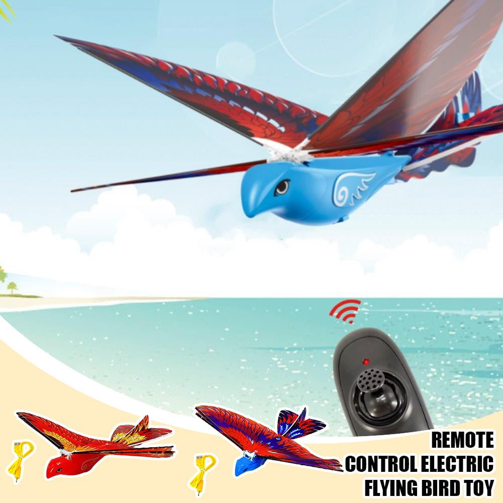 Remote Control Bionic Flying Bird Toy Simulating Real Flight for Indoor and Outdoor Use, Multiple Sizes Available