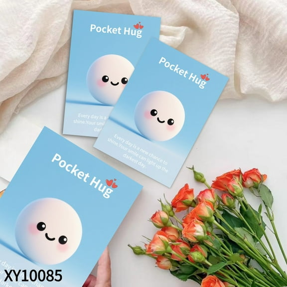 Pocket Hug Emoji - Cute Companion for Daily Comfort,Pocket Hug Sweet, Positive Daily Reminder, Encouraging Gift for Family and Friends, Perfect for Christmas, Easter,  Thanksiving