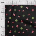 thumbnail image 1 of oneOone Cotton Cambric Fabric Watermelon Fruit Print Fabric BTY 56 Inch Wide, 1 of 1