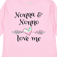 thumbnail image 4 of Inktastic Nonna and Nonno Love Me Heart Grandchild Boys or Girls Long Sleeve Toddler T-Shirt, 4 of 5