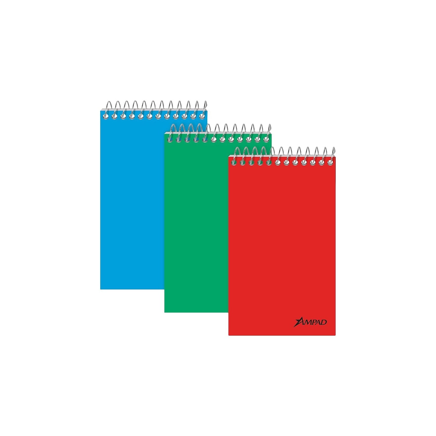 Ampad Memo Pads 3' x 5' Narrow Ruled Assorted 60 Sheets/Pad 397987