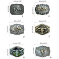 thumbnail image 3 of Dsseng Western Cowboy Multiple Type Engraves Belt Buckle Teens Belt Buckle Replacement, 3 of 20