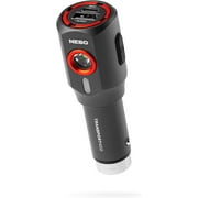 NEBO Transport 400 Lumen 2-in-1 Compact, Rechargeable Flashlight with Car Charger to Power USB-A Devices