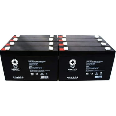 SPS Brand 6V 7 Ah Replacement Battery (SG0670T1) for Mini Motos Star Car Ride On MM-5188 (8 Pack)