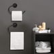 thumbnail image 2 of Billuyoard Soporte de almacenamiento de papel higiénico montado en la pared, servilleta de baño, rollo de pañuelos, estante, organizador, ducha Accesorios de baño Negro, 2 of 6