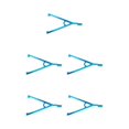 thumbnail image 1 of maskred Rear Trigon Support Bar For AXIAL SCX10 Convenient Rear Trigon Support Bar For AXIAL SCX10 Aluminum Alloy Long-Lasting blue 5Set, 1 of 6