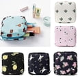thumbnail image 4 of Bolsa de almacenamiento de tampones para mujer, bolsa para toallas sanitarias, organizador de cosméticos, bolsa de maquillaje para mujer, organizador de tampones para niñas, D, 4 of 5