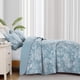 thumbnail image 3 of Juego de edredón WONGS BEDDING Botanical King Size Aqua, 3 piezas, 3 of 7