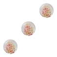 thumbnail image 3 of maskred Resin Crystal Ball Timeless Addition To Collection Crystal Ball With Flower Daisy red white 7cm 3Set, 3 of 6