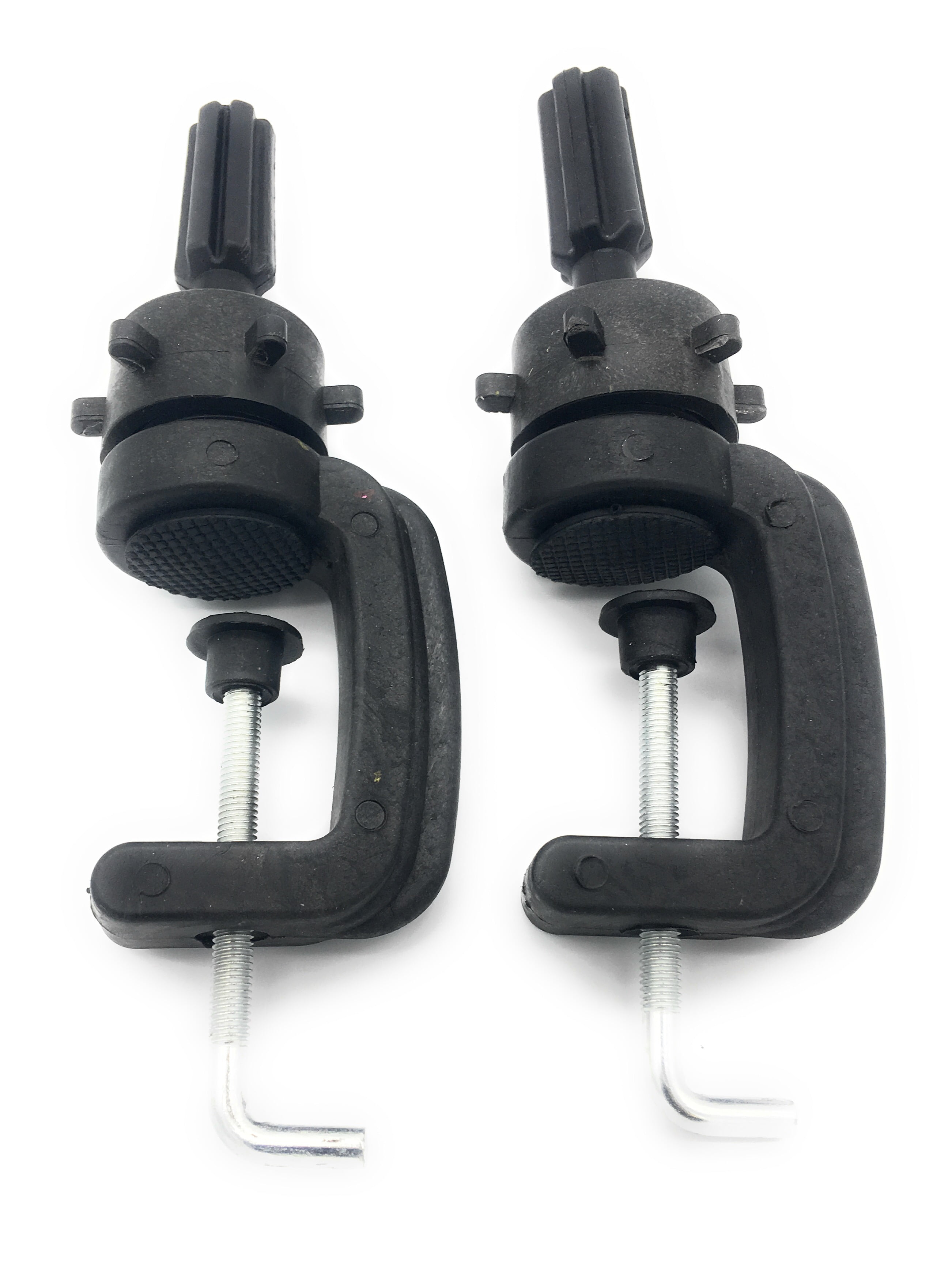 USTAR Wig Mannequin Head Stand, 2 Pack Cosmetology Manikin Stand Mannequin Head Holder Clamp