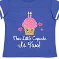 thumbnail image 4 of Inktastic 2nd Birthday Cupcake Girls Cute Girls Toddler T-Shirt, 4 of 5