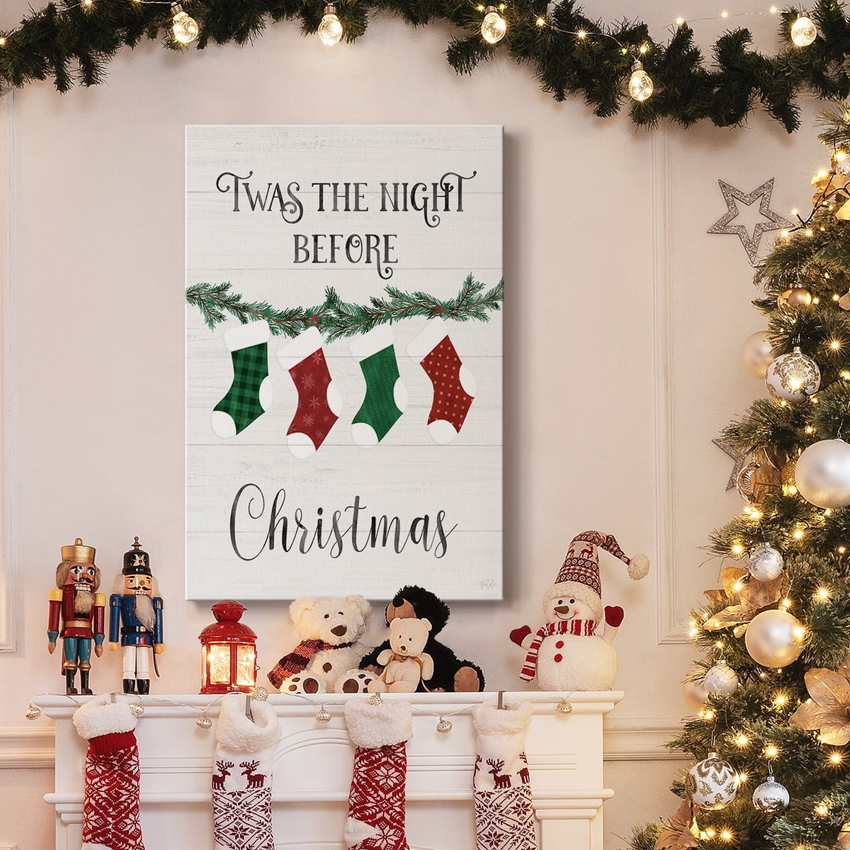 Night Before Christmas- Gallery Wrapped Canvas