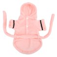 thumbnail image 2 of Puppy Hooded Pajama, Warm Plush Soft Cute Snap Button Pet Bathrobe Multipurpose  for Cats for Dogs L, 2 of 7