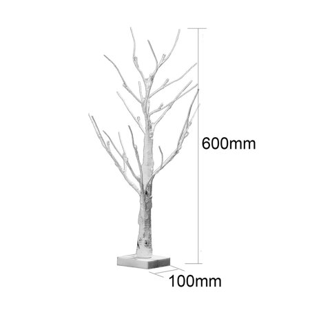 60cm Height Silver Birch Led Lights Modern Indoor Tree Lamp
