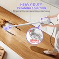 thumbnail image 5 of INSE Steam Mop, All-in-One Detachable Handheld Steam Cleaner with 11 Accessories for Floors, Upholstery, Carpet and Furniture, Purple, 5 of 10
