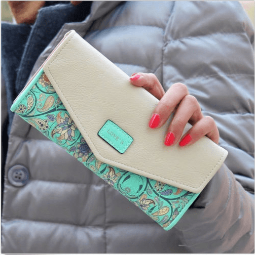 womens floral wallets