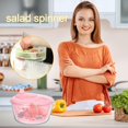 thumbnail image 3 of Nrdde Lettuce Spinner - Lettuce Cleaner Spinner, Large Capacity Salad Spinner | Quart, 3 of 5