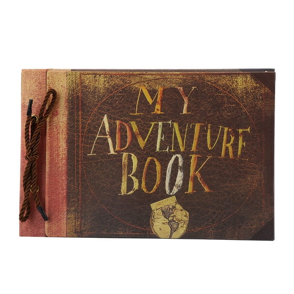 DIY Scrapbook Album, Vintage Style DIY Tied Rope Album Unique Beautiful Memories Wedding Book Scrapbook 40 Pages(MY Style)