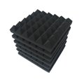 thumbnail image 3 of Silenciador autoadhesivo de algodón insonorizado con absorción de sonido piramidal para estudio de grabación en interiores, KTV, tablero insonorizado ignífugo para pared, 3 of 4