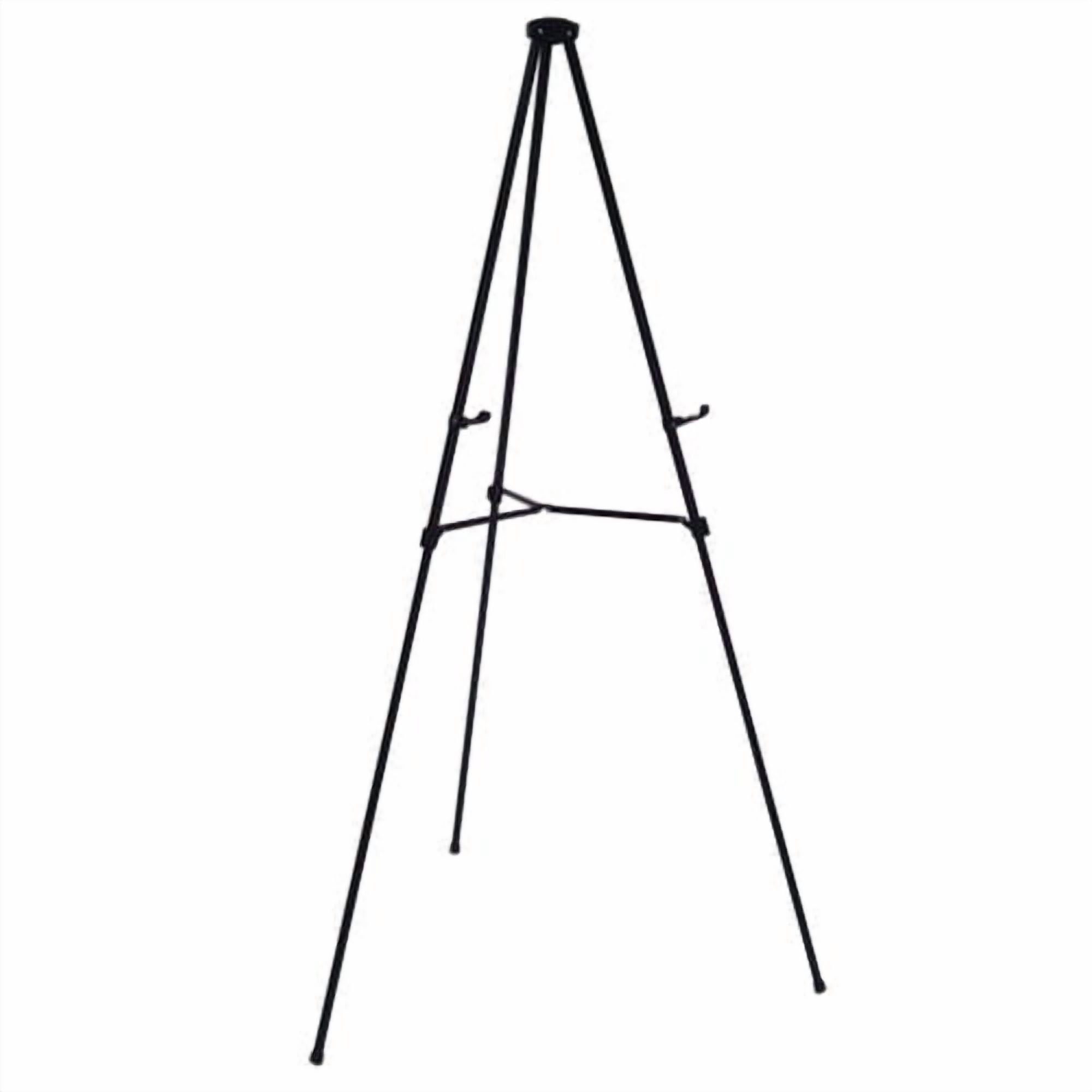 Audio-Visual Direct Lightweight Aluminum Telescoping Display Easel, 70 Inches, Silver