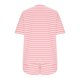 thumbnail image 5 of Conjunto de 2 Piezas para las Mujeres Verano Más Tamaño Rayas Pijamas Manga Corta Pantalones Cortos Lado Dividido Ropa de Dormir Trajes, 5 of 9