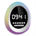 thumbnail image 1 of RGB Colorido Luz Bluetooth Altavoz Inalámbrico Reloj Despertador Tarjeta de Regalo Pequeño Altavoz, 1 of 5