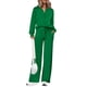 thumbnail image 1 of Conjunto de Chándal para Mujer PRETTYGARDEN con Media Cremallera Verde XL, 1 of 7