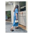 thumbnail image 5 of Bolso nube con mango de madera para mujer, bolso de mano suave con cadena plisada, 5 of 5