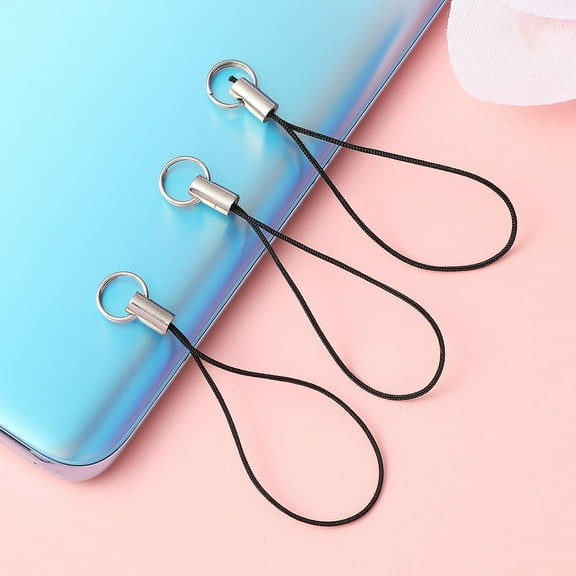 BESTOYARD 100Pcs Phone Lanyard Sturdy Handmade Polyester Strap for Hanging Use