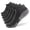 Dark Grey, variant on 6 Pairs Sports Ankle Socks Athletic Low-cut Thick Knit Autumn Winter Outdoor Fitness Breathable Quick Dry Wear-resistant Running Socks - Black, Size M (9.45 inches / 24 cm length)