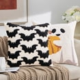 thumbnail image 3 of Halloween Pillow Cover Set 45x45cm Cute Bat & Pumpkin Tufted Sham for Couch Bed (5 Designs Insert Not Included), 3 of 3