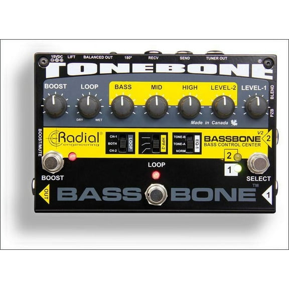 Radial Engineering Bassbone V2 Bass Preamp and DI Box