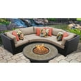 thumbnail image 2 of TK Classics Barbados 04E Wicker 4 Piece Fire Pit Patio Set, 2 of 4