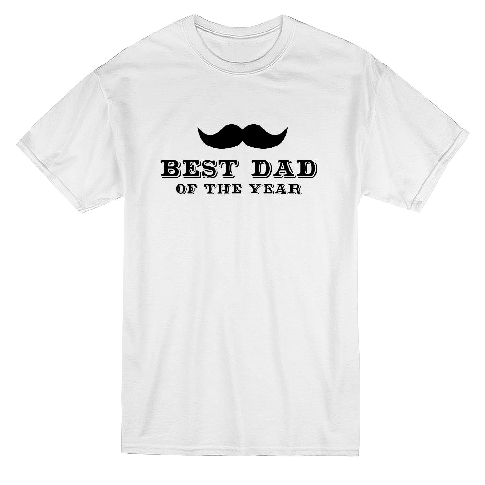 Best Dad Of The Year Moustache Graphic 