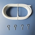 thumbnail image 2 of SHISUYAN 3 Meters Curtain Decorative Accessories Coated Plastic Curtain Rope PVC with 4 Sheep Eye Nails, 2 of 8