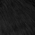 thumbnail image 3 of Unique Bargains Faux Fluffy Zipper Closure Cushion Covers Throw Pillow Covers (2 Count) Black 18" x 18", 3 of 6