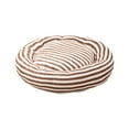 thumbnail image 2 of Four Season Universal Bed Short Pet Bed Pad Four Season Universal Comfortable Soft Cushion 40x40cm, Brown Stripe, 2 of 5