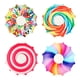 thumbnail image 5 of Nuevo Candy Color Fingertip Spinning Top Toys Colorful Printed Rotating Descompression Toy Gyro Toy Para Bebé Methold FN006945-04, 5 of 6