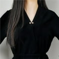 thumbnail image 2 of 3Pcs Artificial Pearl Brooch Fashion Double-Headed Pearl Looper Cardigan Brooch Pin, 2 of 9
