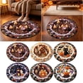 thumbnail image 4 of 3D Visual Halloween Pattern Area Rug, Soft Wear Resistant Floor Covering, Non- Backing Easy Clean Seasonal Rug for Living Room, Entryway, Bedroom Halloween Home Decor (C-32in), 4 of 4
