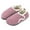 Purple, variant on Womens Mens House Slippers Rubber Sole Indoor Slipper Socks Lightweight Fleece Lined Slip-on Barefoot Slippers