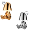 thumbnail image 1 of Bedside Touch Control Table Lamp  Golden Man Statue LED Table Lamp  USB Rechargeable  3-Speed Dimmer  Home Living Room Office Decorative Table Lamp.(2PCS), 1 of 7