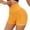 Yellow, variant on Women's Abdominal Reducing Peach Shaped Enhancing Elastic Tight Yoga High Waisted Running Sports Shorts
