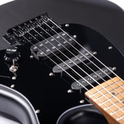 Modern-GST Electric Solid Body Guitar 6 Strings Ebony